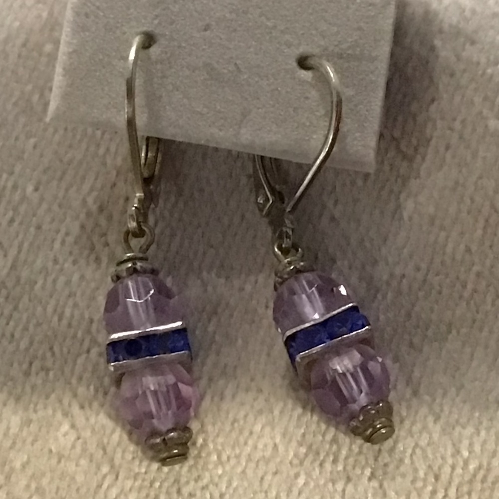Glass earring